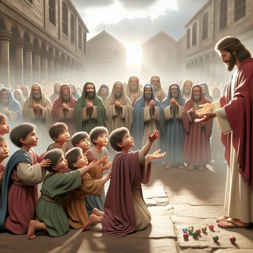 Image of Jesus and the Children